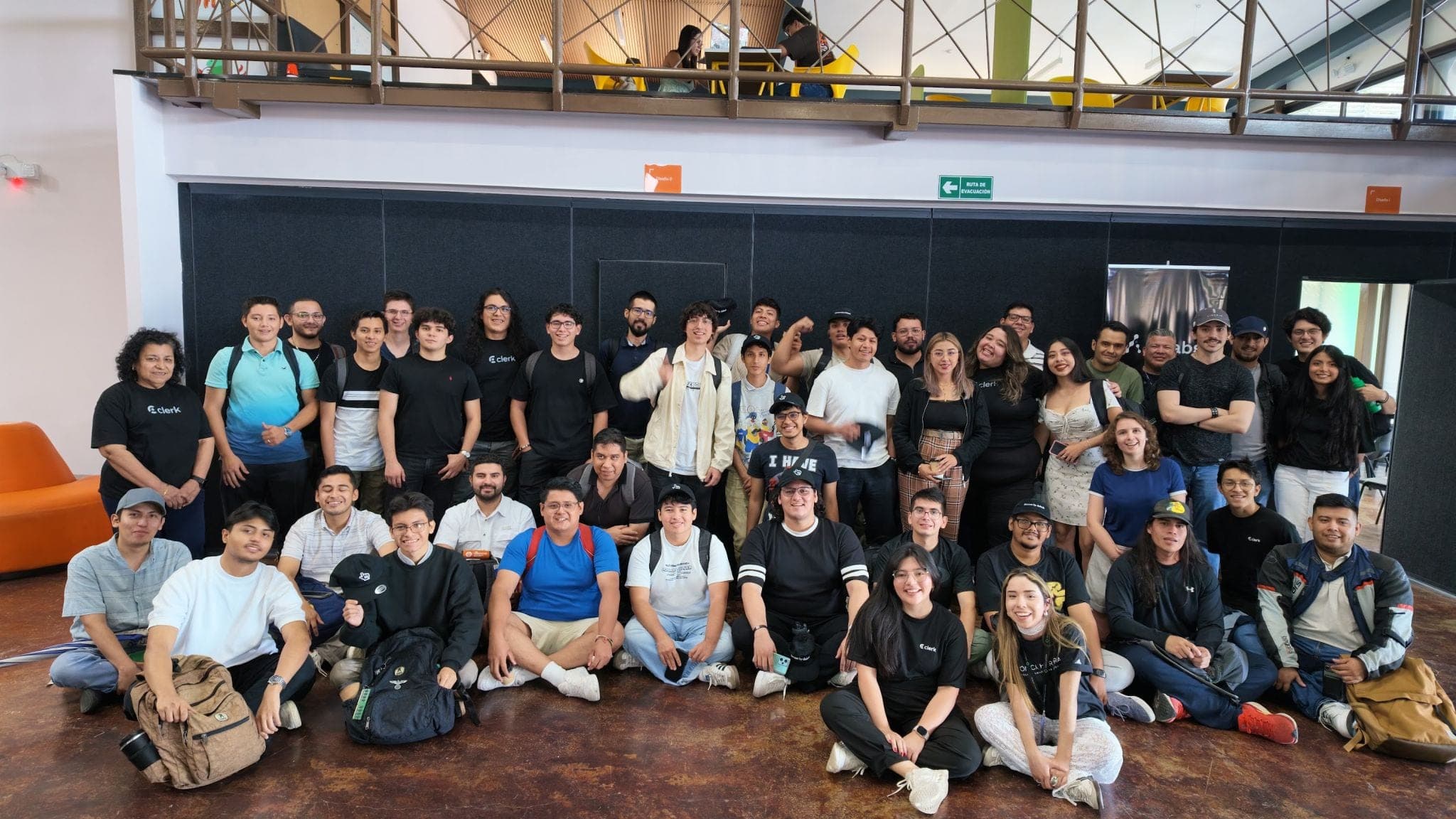 Group photo of meetup attendees in El Salvador