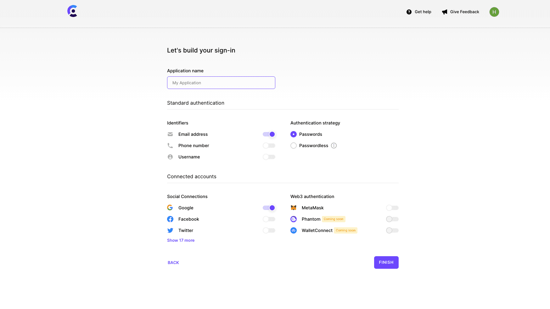 Create a sign-in page using Clerk