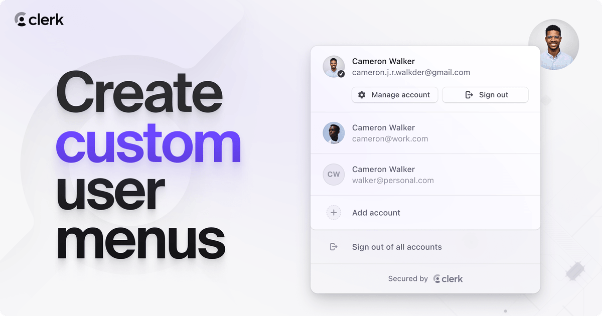 Create Your Own Custom User Menu with Radix