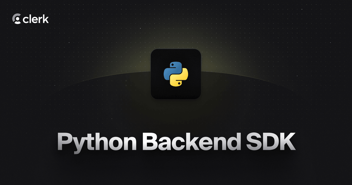 Python Backend SDK