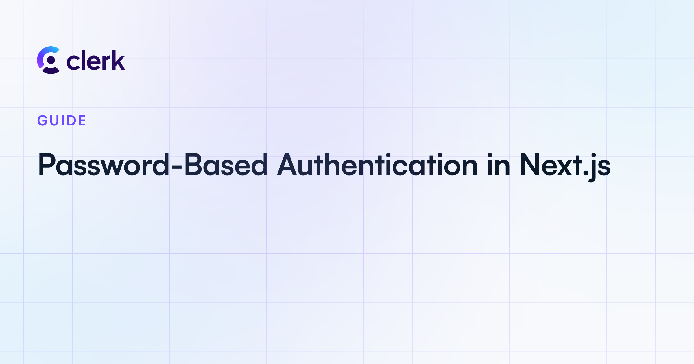 Password-Based Authentication in Next.js