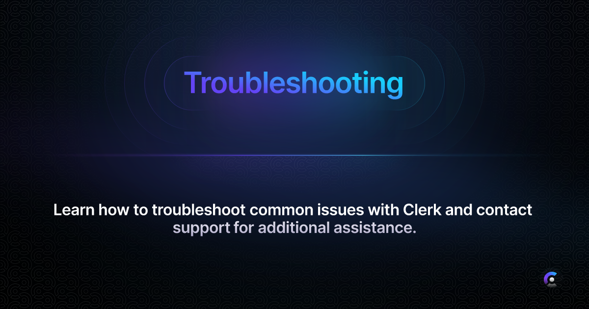 Support, How-to help, Troubleshooting