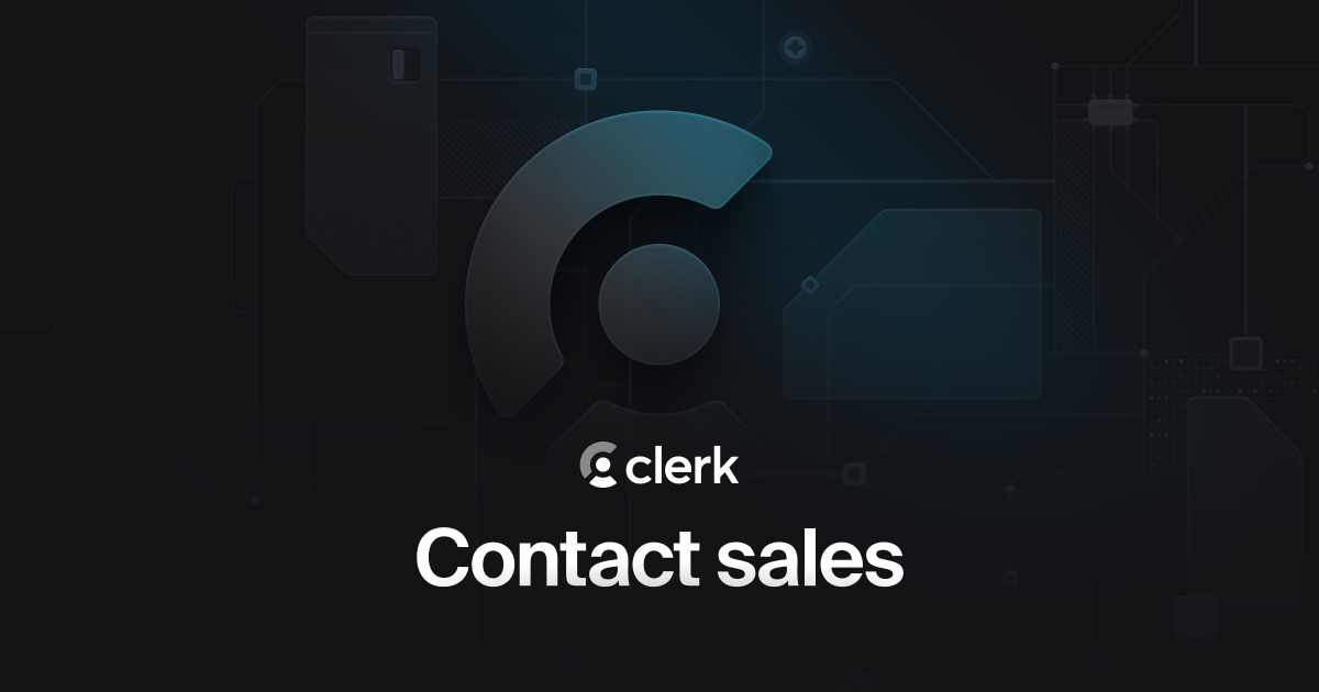 Contact sales
